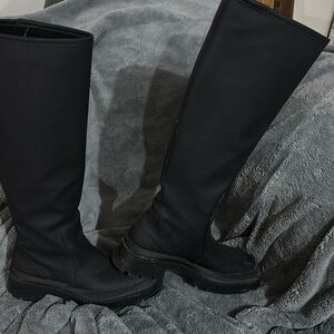 Chunky lug Tall Boot